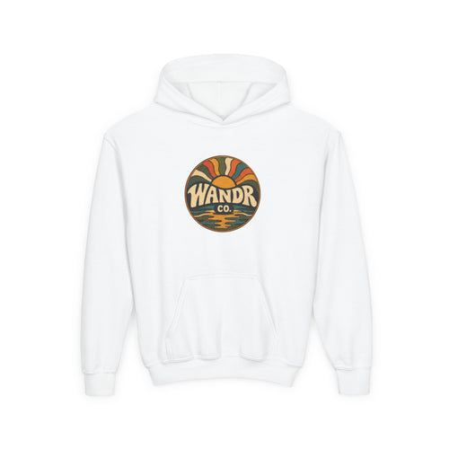 WANDR Co. Kids Retro Sunset Hoodie – alternate product view 2