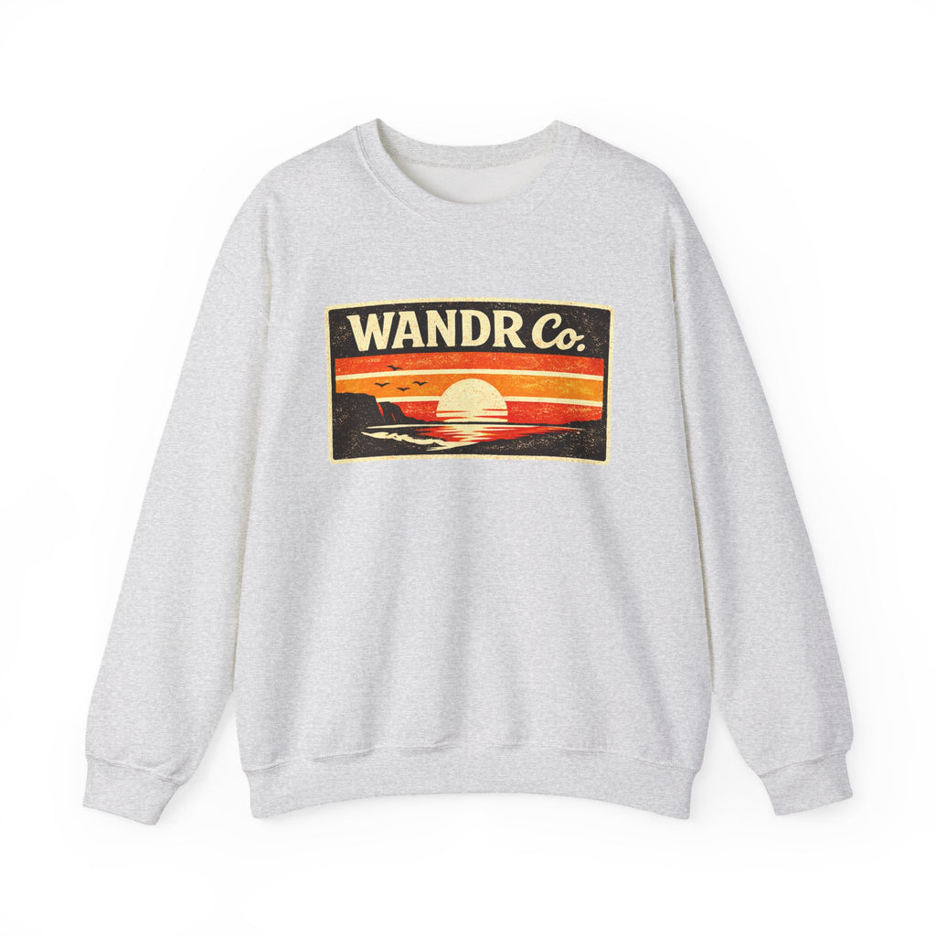 WANDR Co. Unisex Sunset Crewneck Sweatshirt
