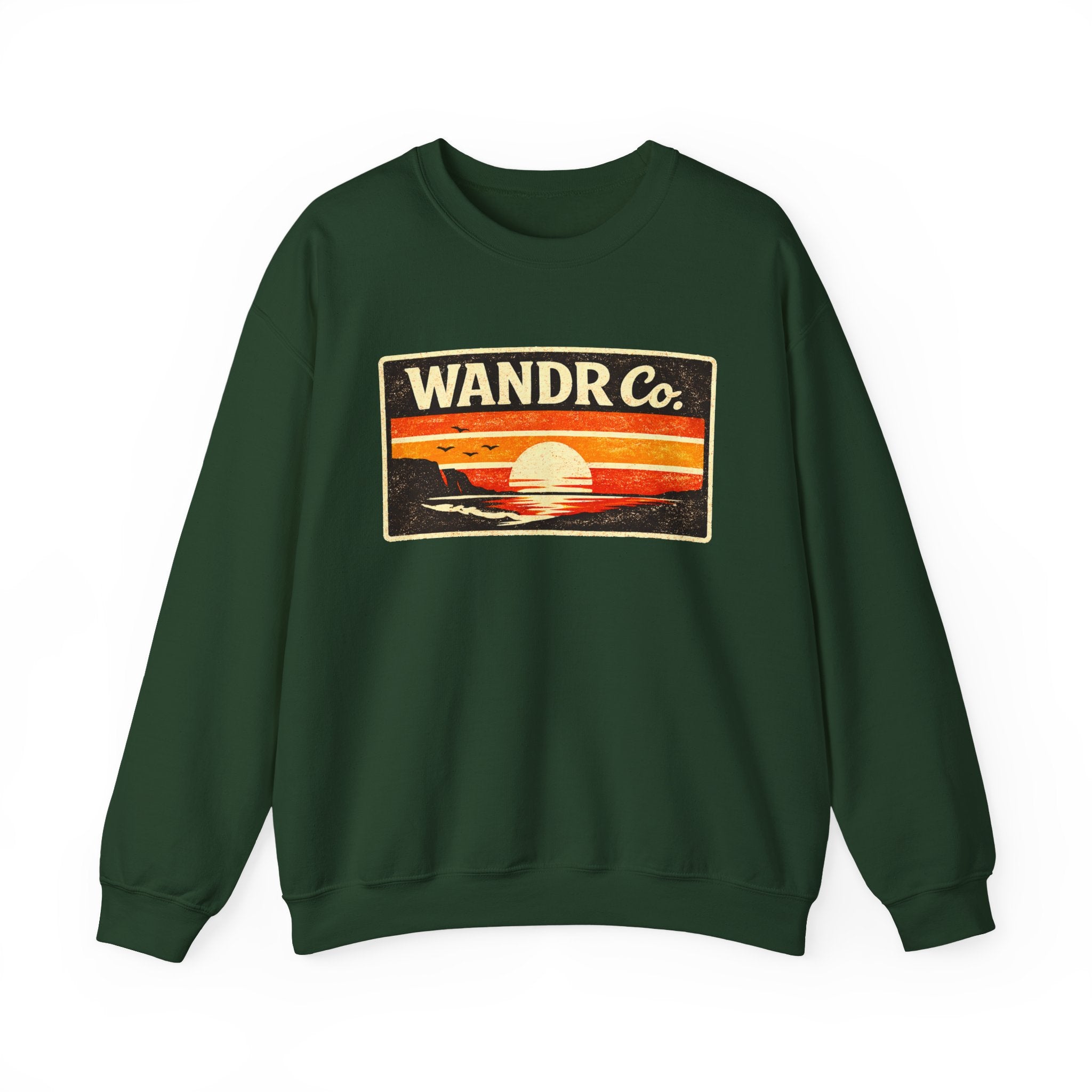 WANDR Co. Unisex Sunset Crewneck Sweatshirt