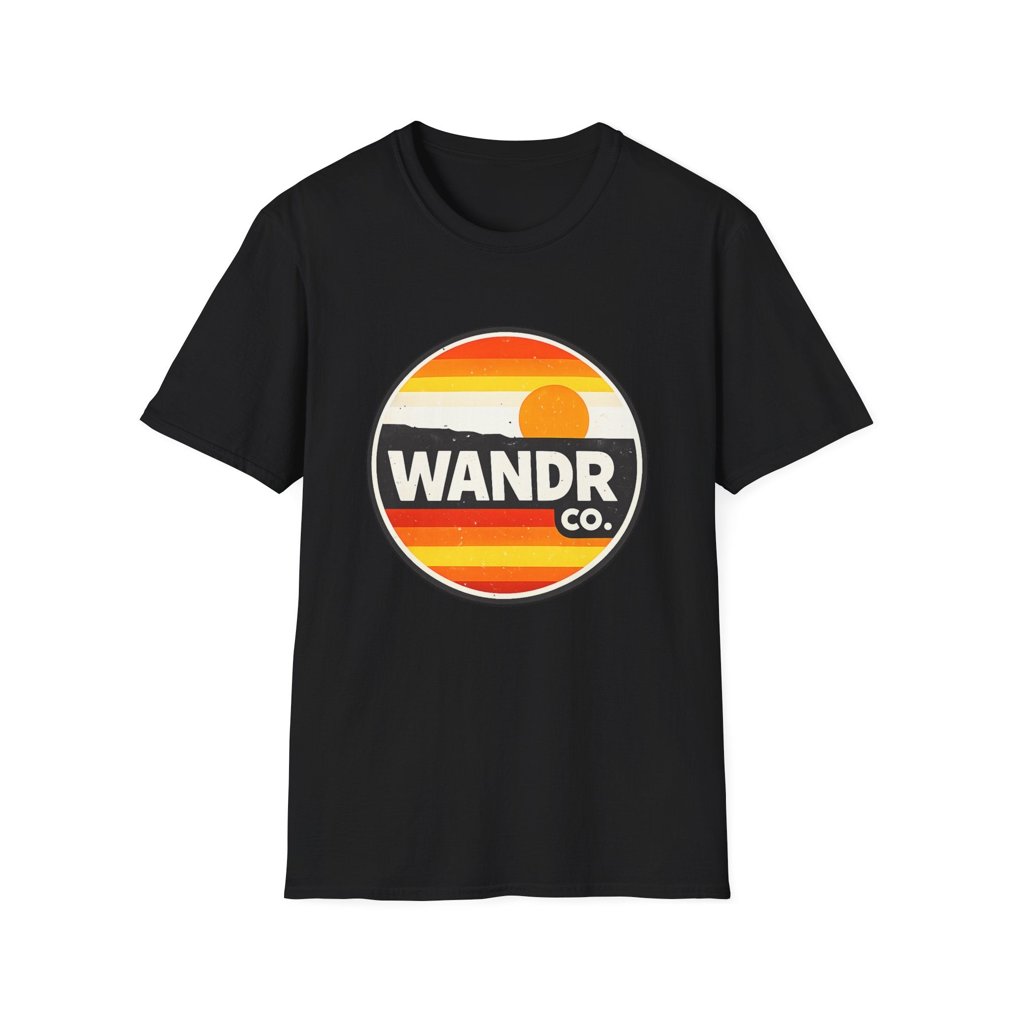 WANDR Unisex Retro Sunset Logo T-Shirt