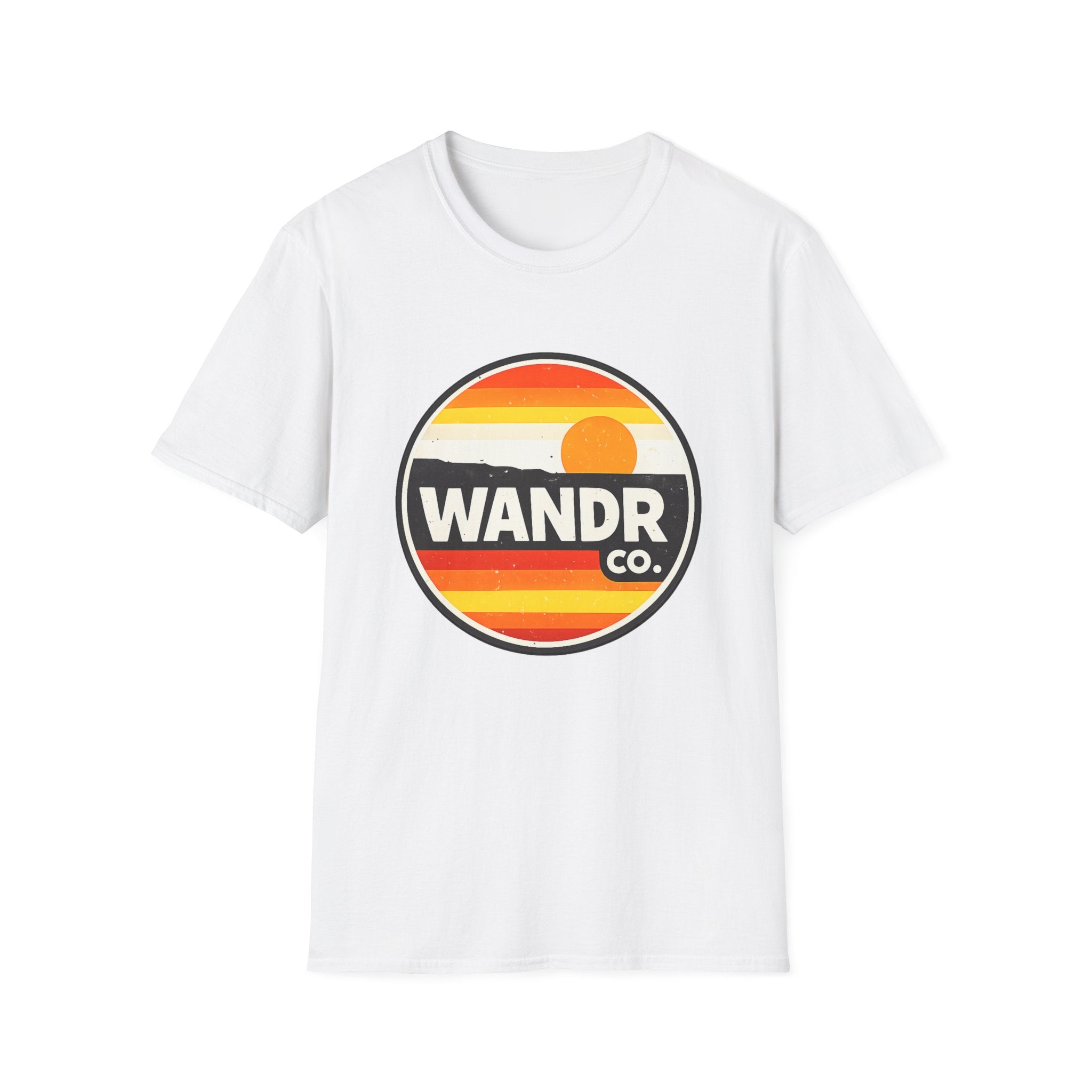WANDR Unisex Retro Sunset Logo T-Shirt