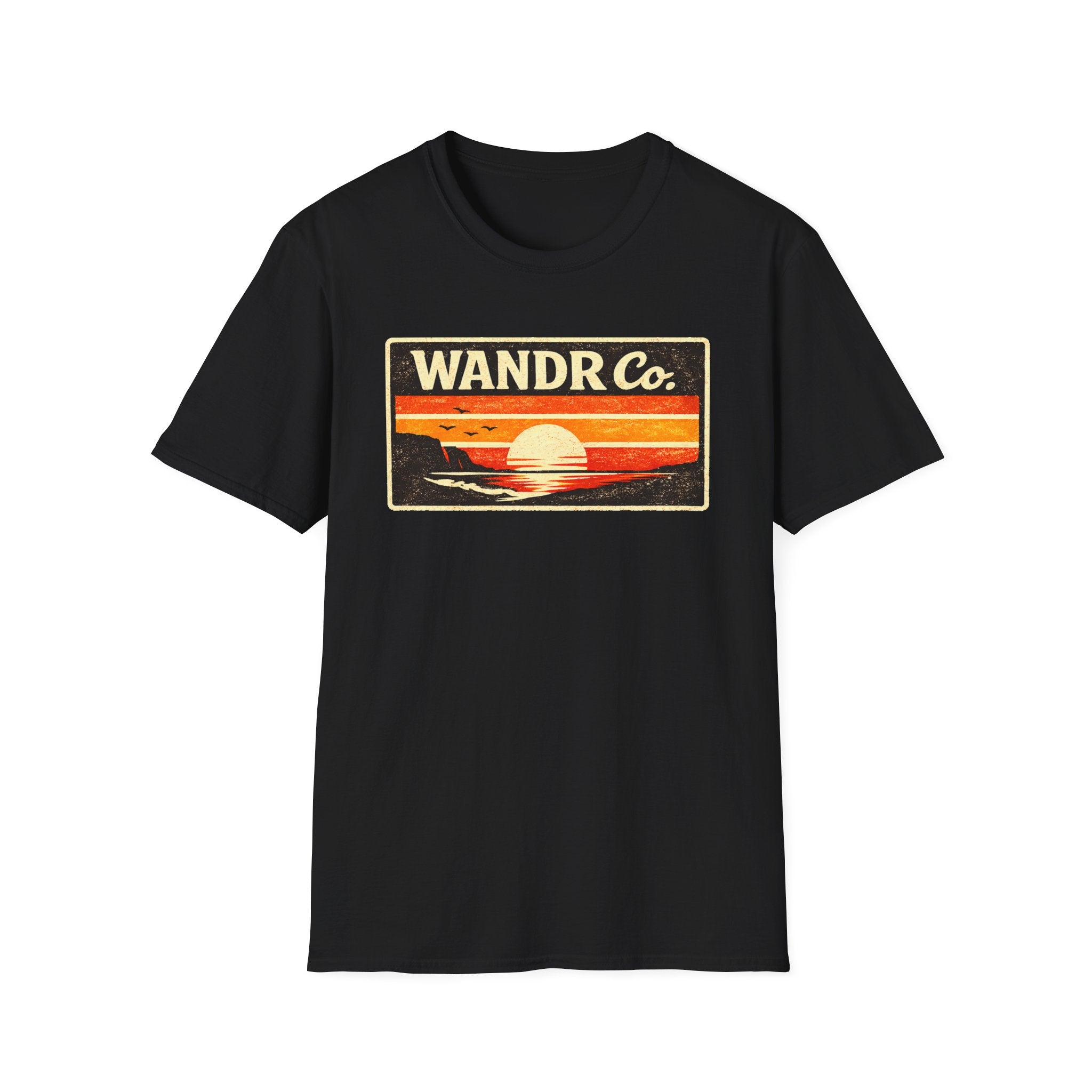 WANDR Co. Unisex Retro Sunset T‑Shirt