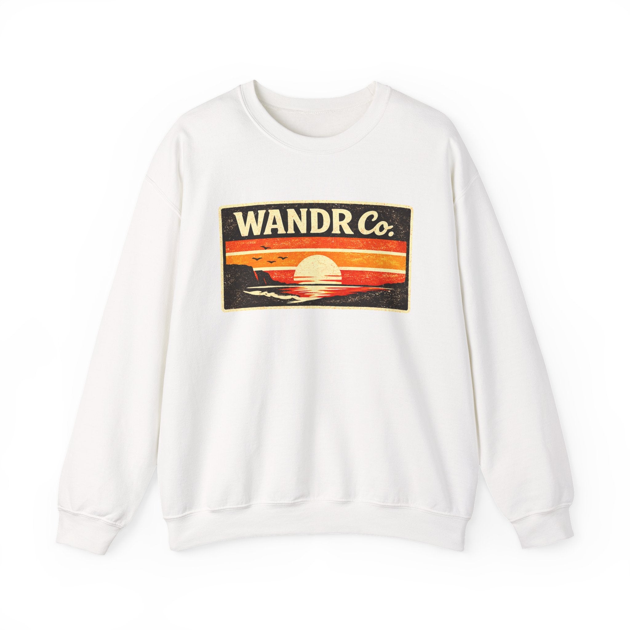 WANDR Co. Unisex Sunset Crewneck Sweatshirt