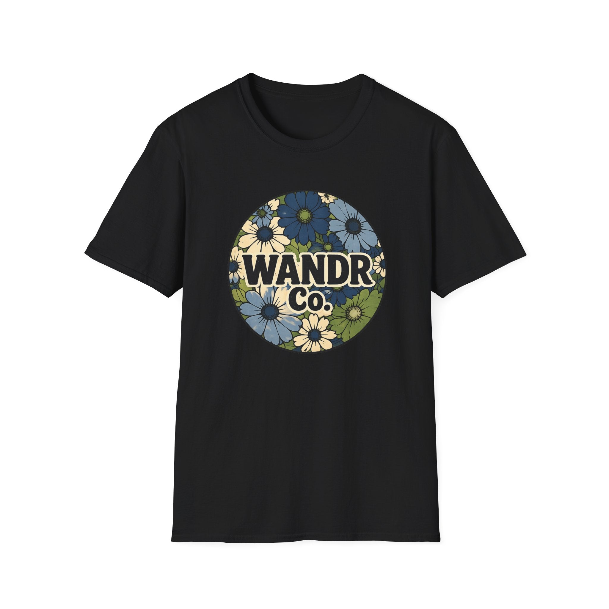 WANDR Co. Unisex Vintage Flower T-Shirt