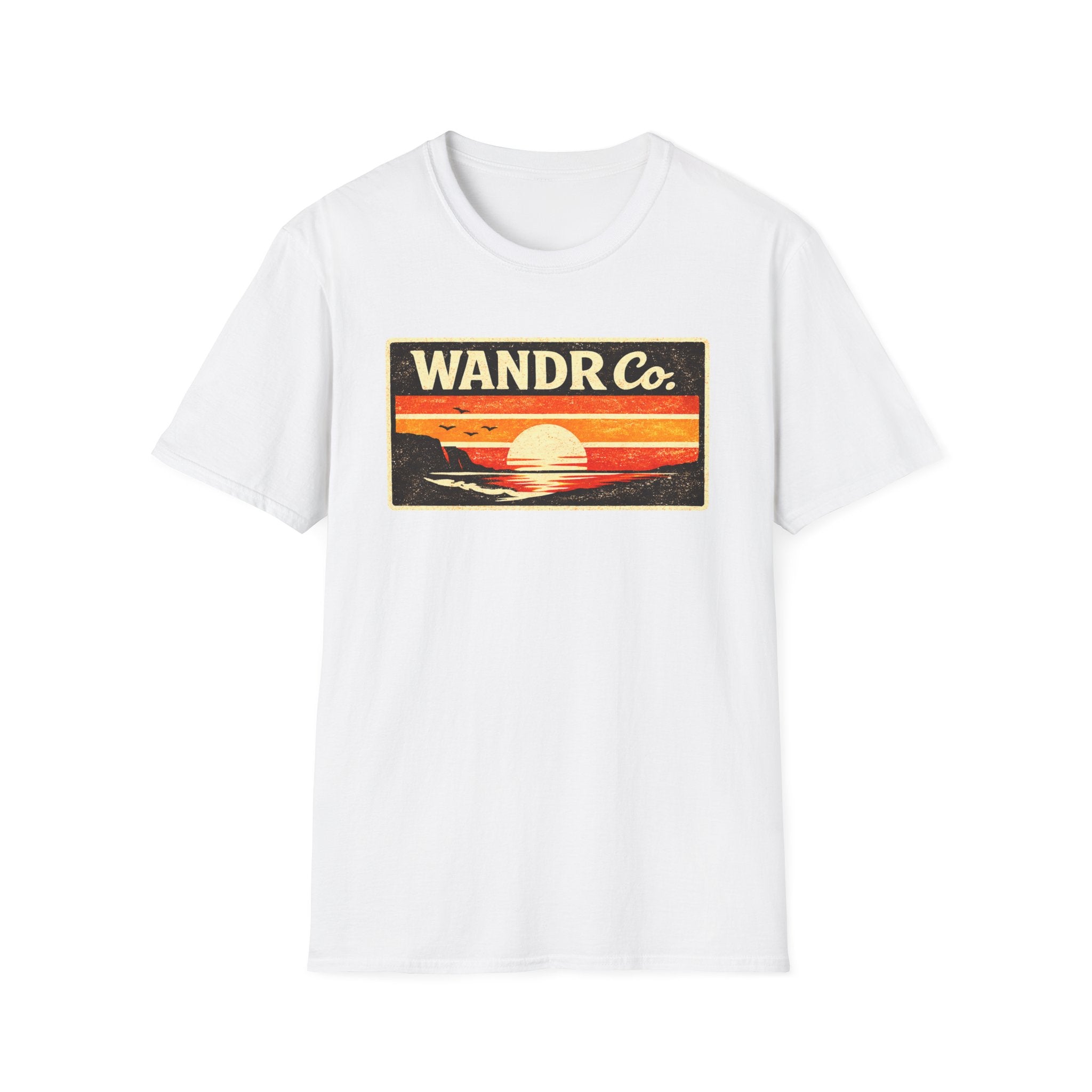 WANDR Co. Unisex Retro Sunset T‑Shirt