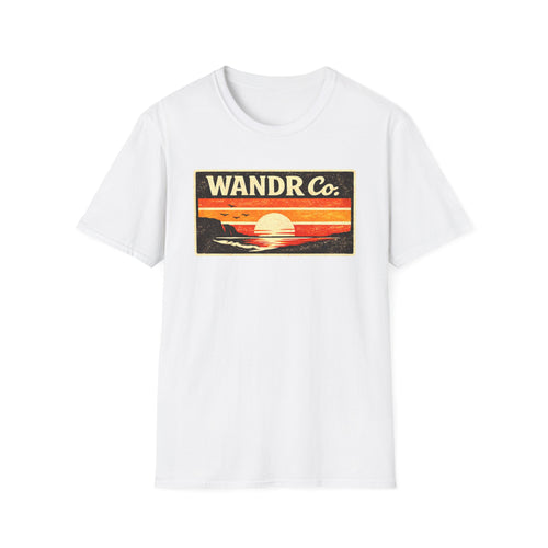 WANDR Co. Unisex Retro Sunset T‑Shirt