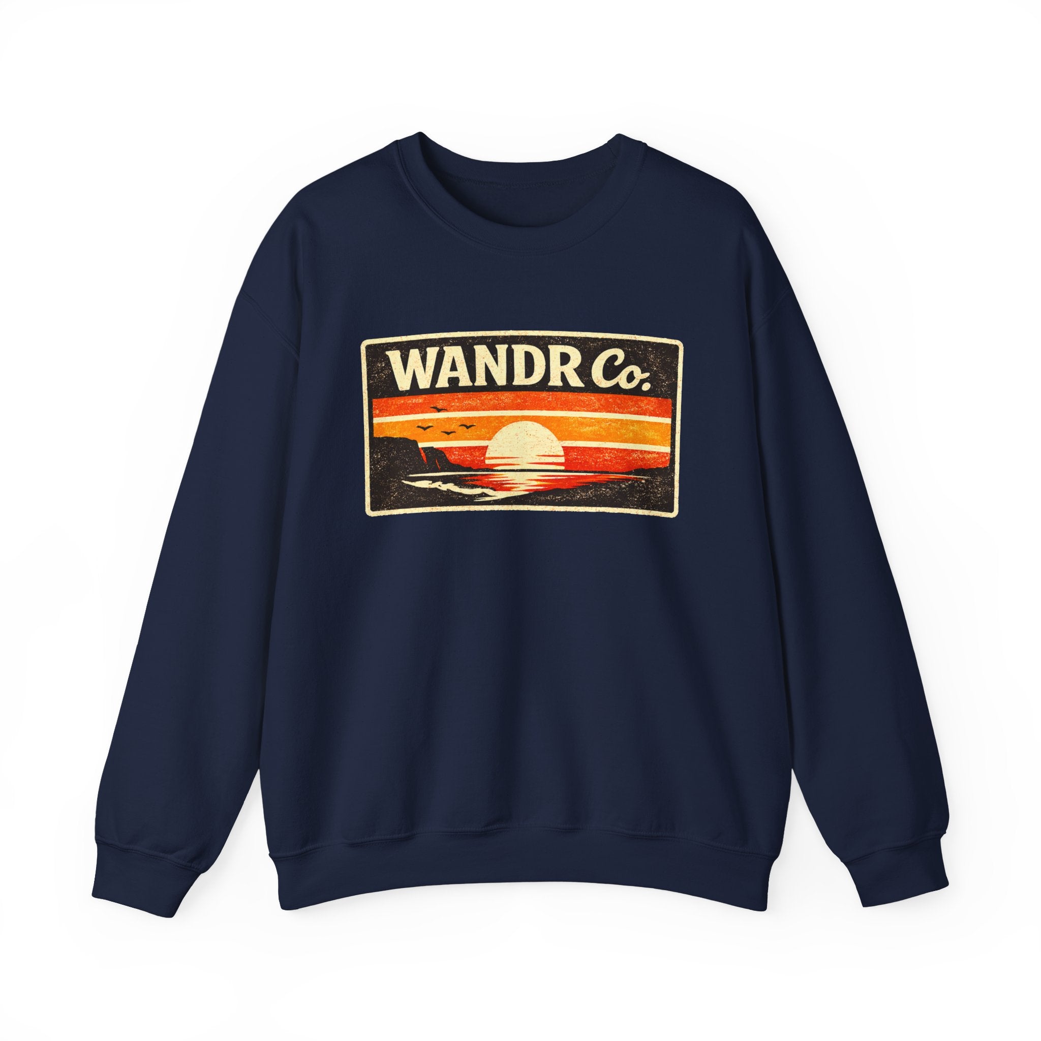 WANDR Co. Unisex Sunset Crewneck Sweatshirt