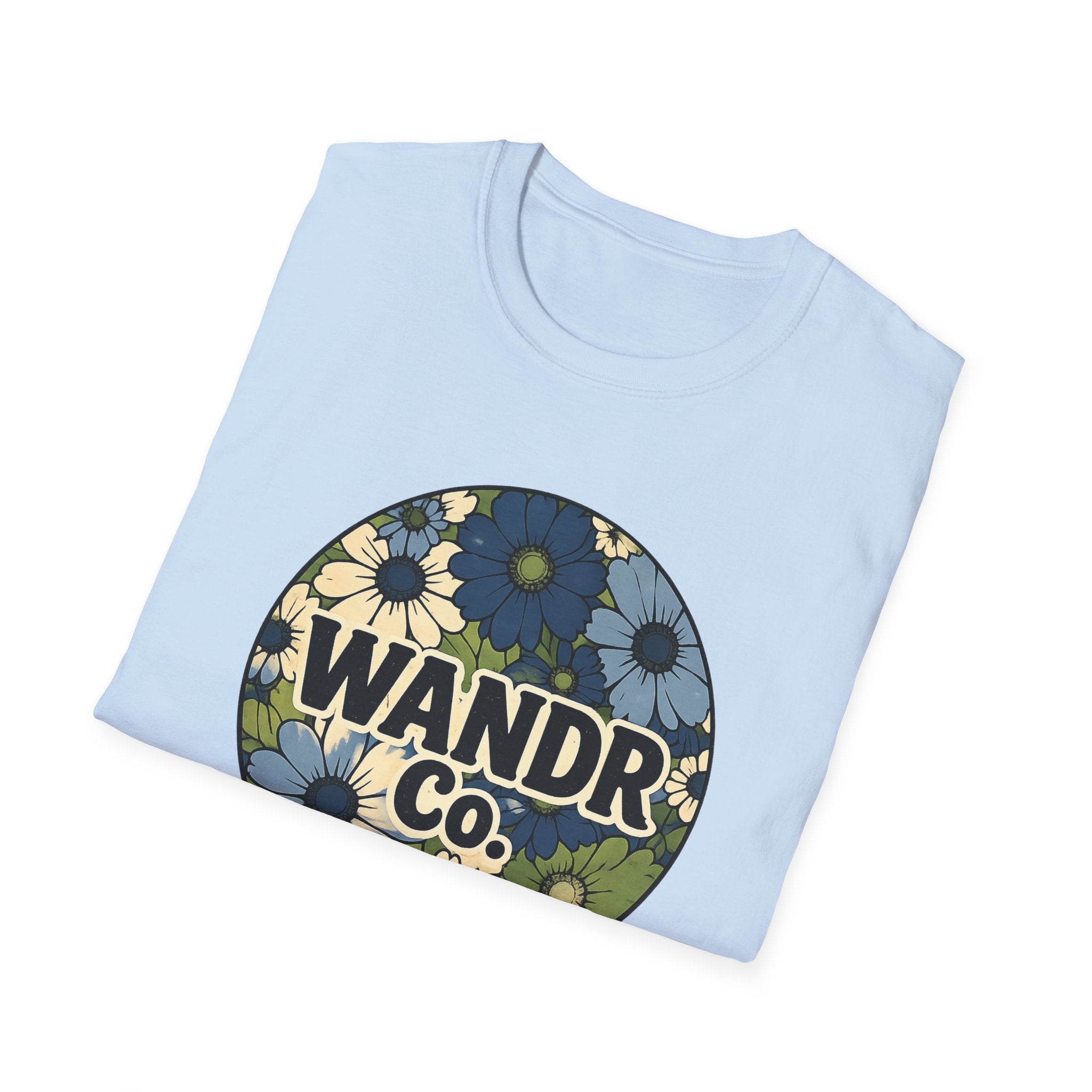 WANDR Co. Unisex Vintage Flower T-Shirt