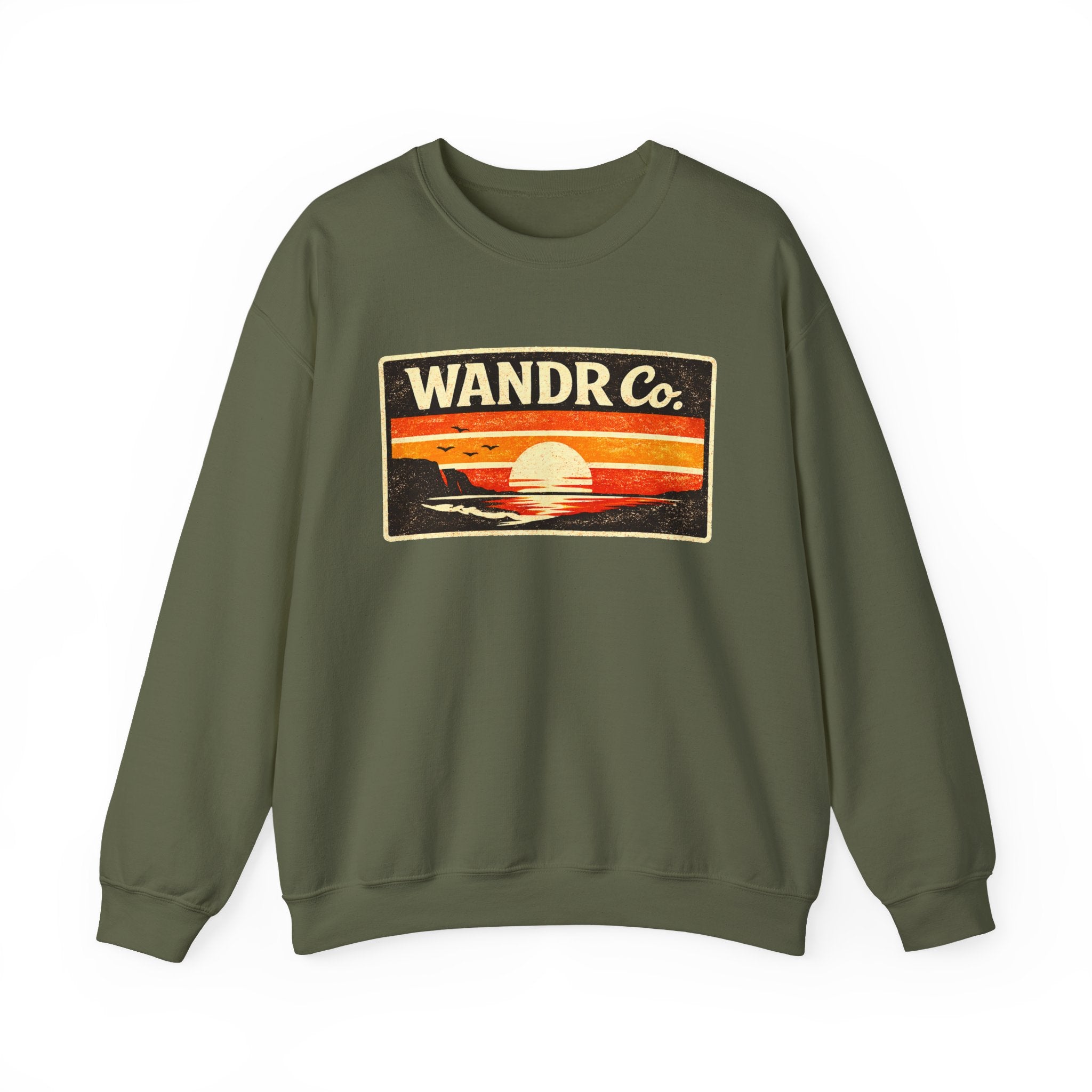 WANDR Co. Unisex Sunset Crewneck Sweatshirt