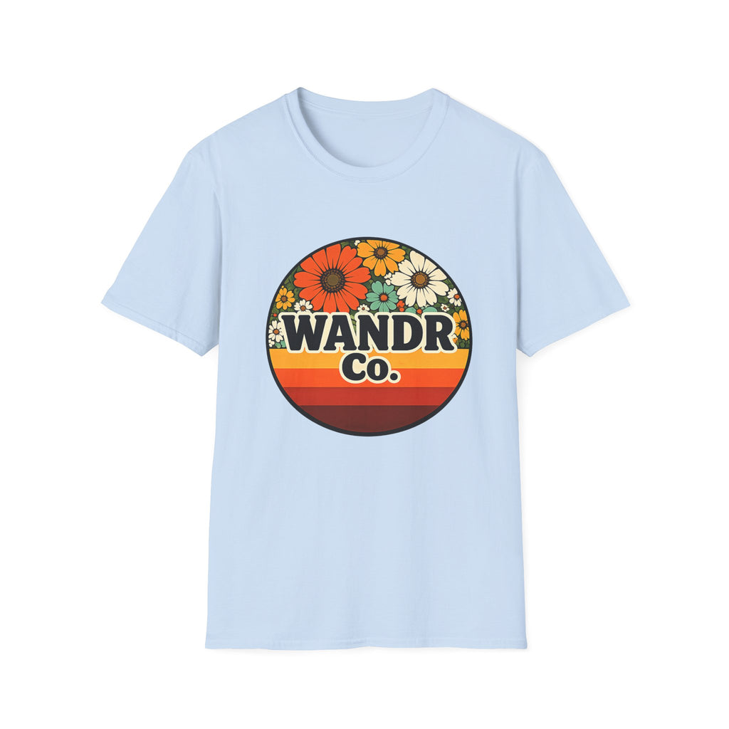 WANDR Co. Unisex Vintage Floral T-Shirt