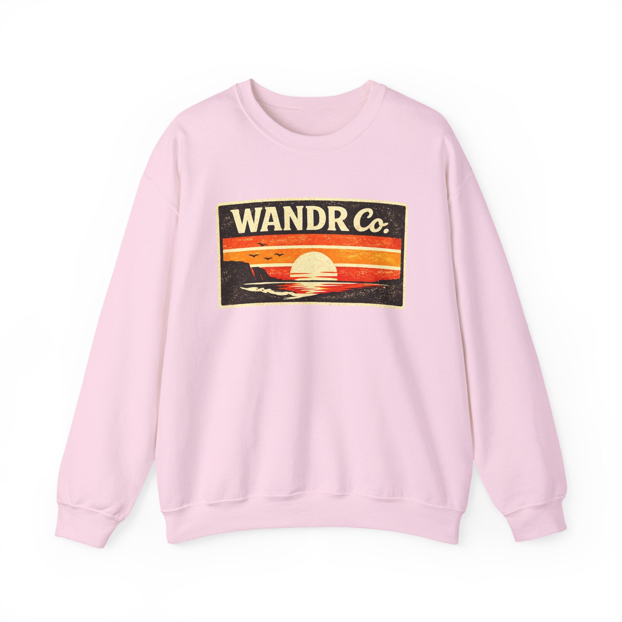 WANDR Co. Unisex Sunset Crewneck Sweatshirt