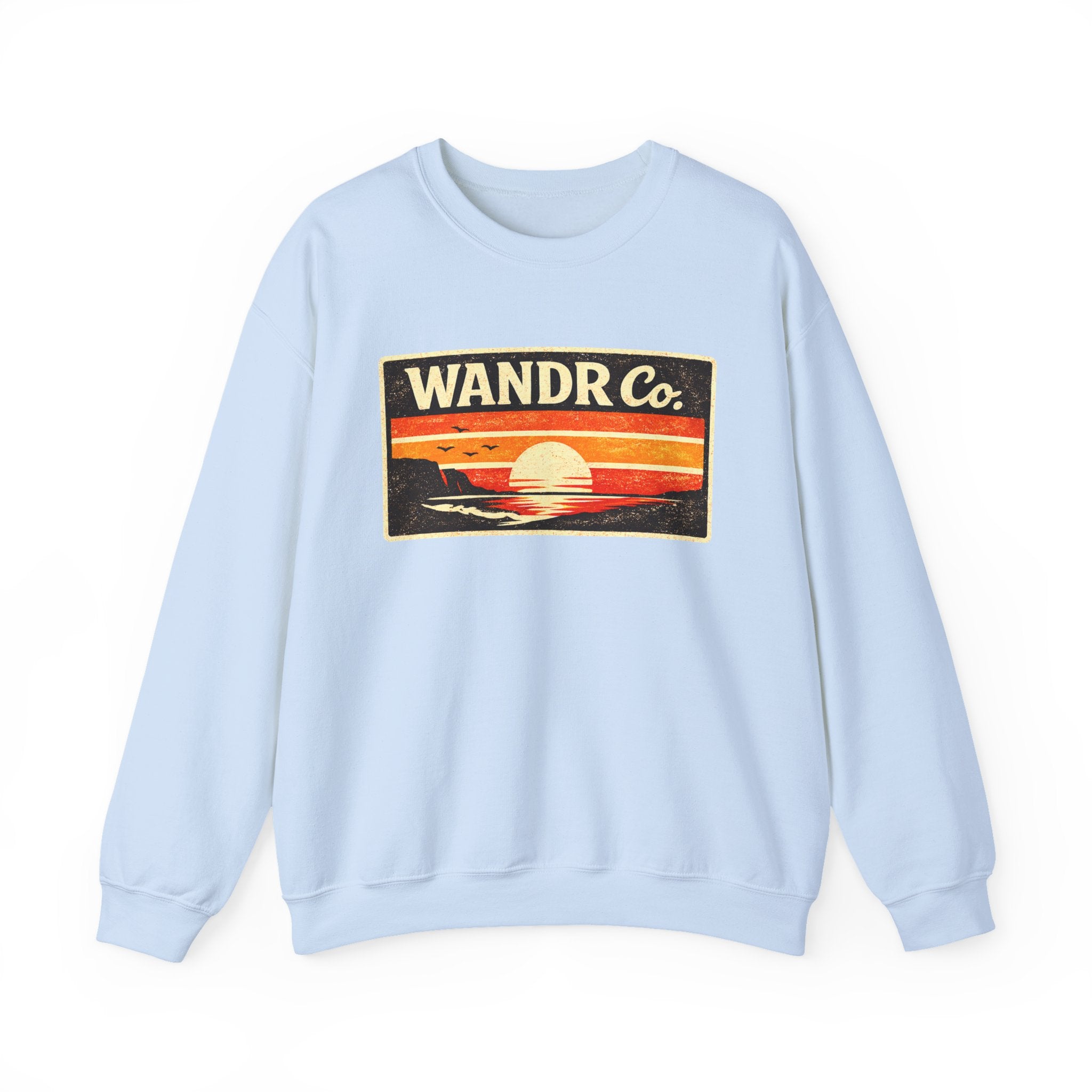 WANDR Co. Unisex Sunset Crewneck Sweatshirt