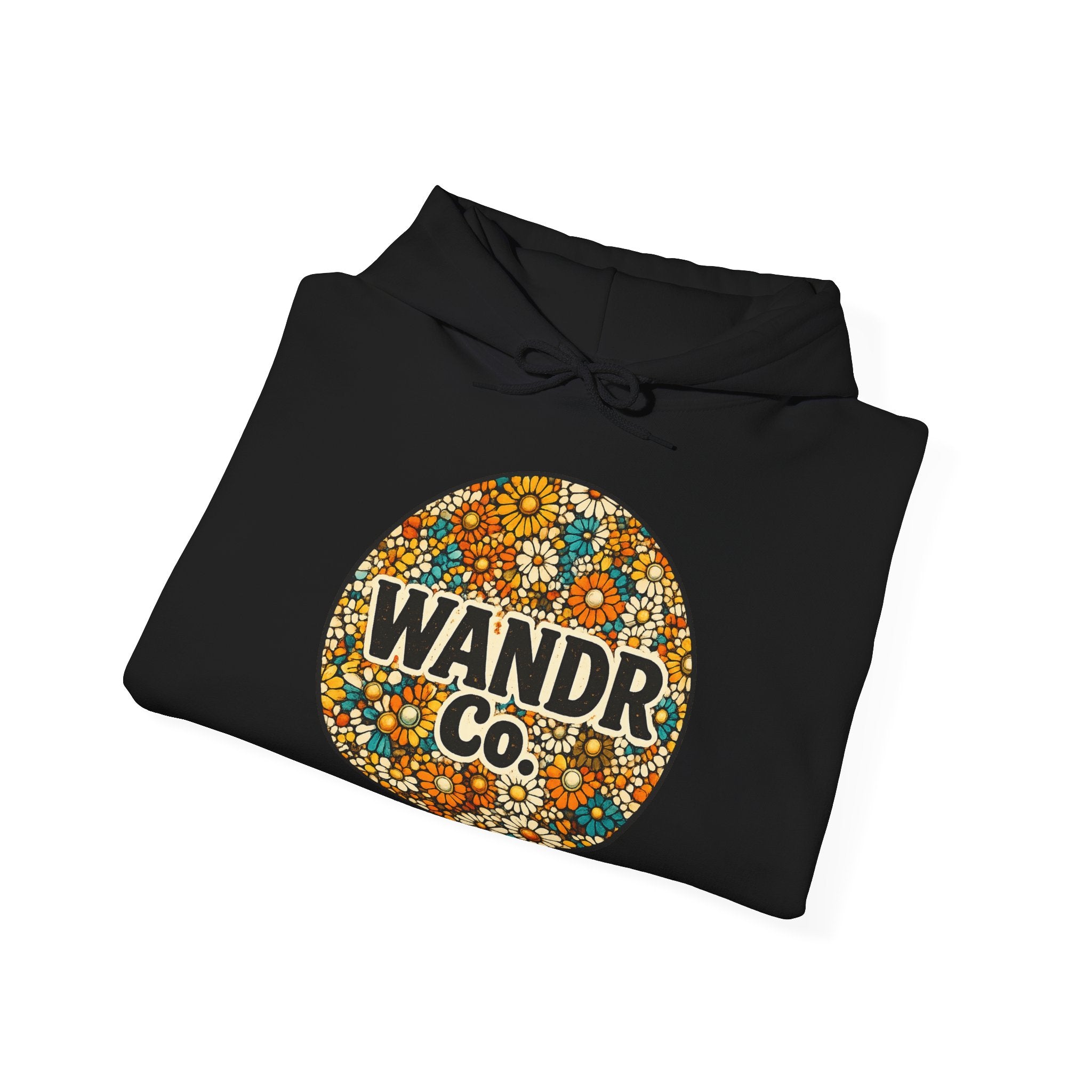 WANDR Co. Unisex Floral Logo Hoodie