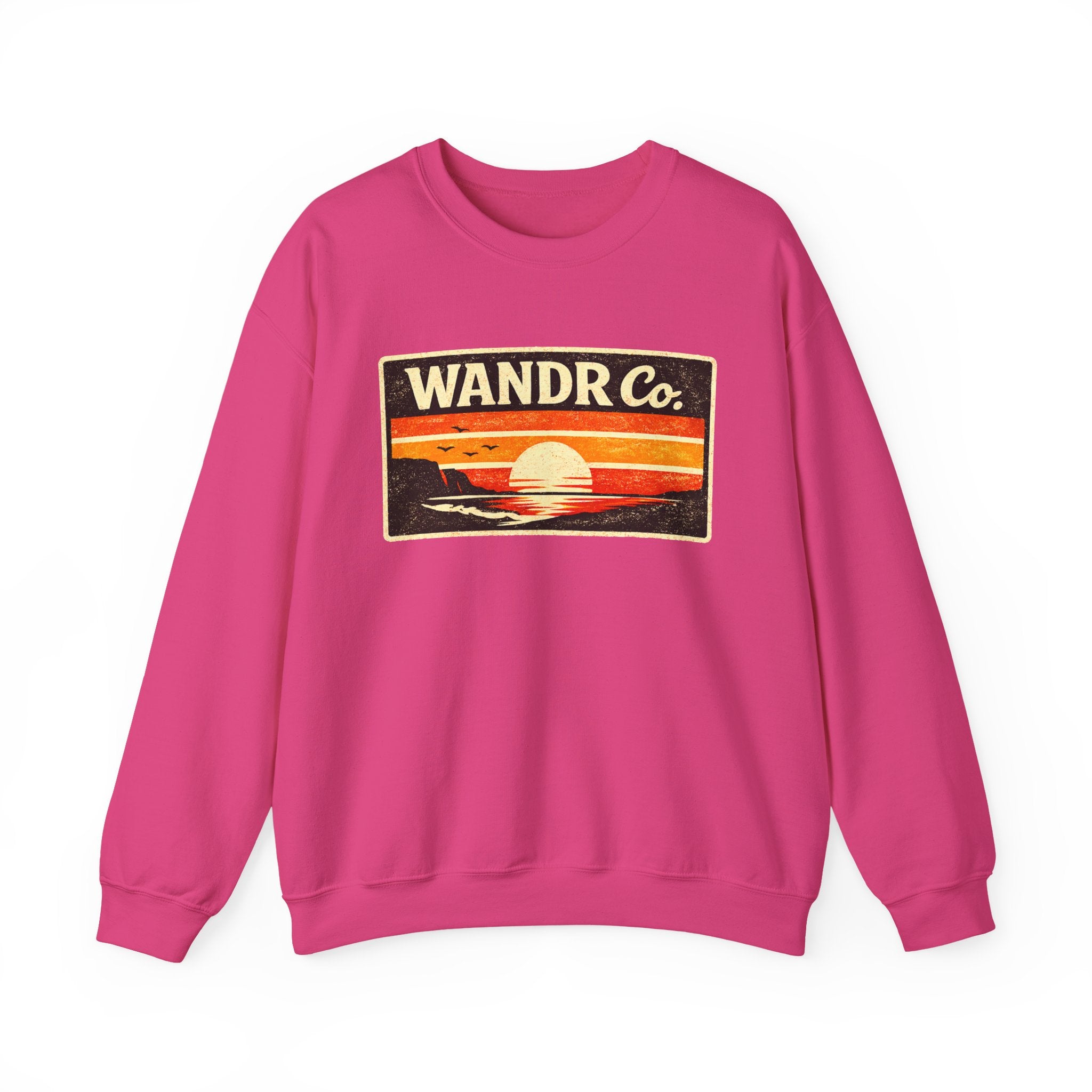 WANDR Co. Unisex Sunset Crewneck Sweatshirt